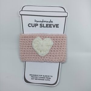 cup cozy roze